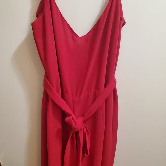 Glassons Red Jumpsuit - Picture 5 of 5